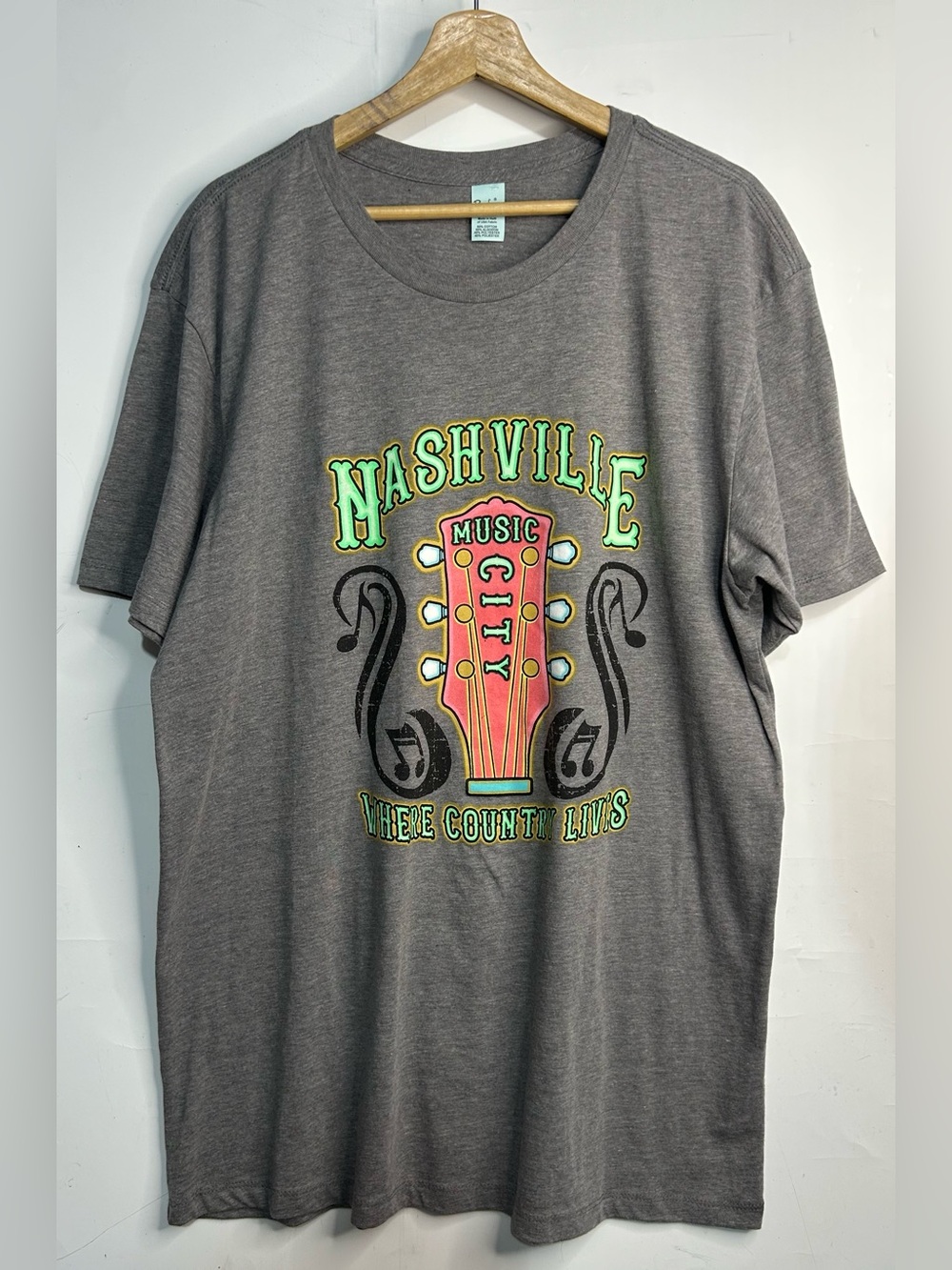 Pacific Nashville Music Grey T-Shirt XL